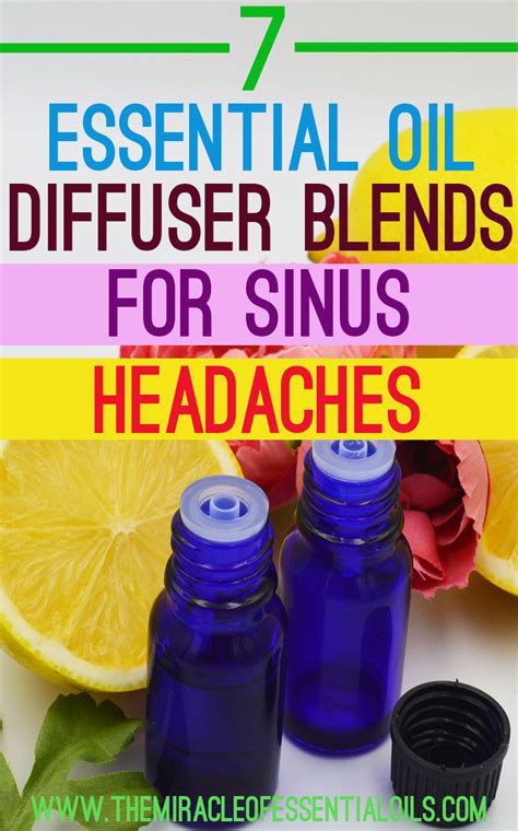 Essential Oil Diffuser For Sinus Pressure