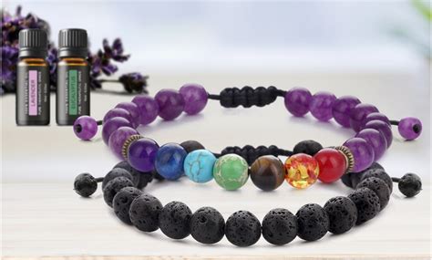 Essential Oils Bracelet Set