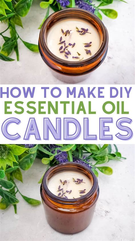 Essential Oils Candles Making