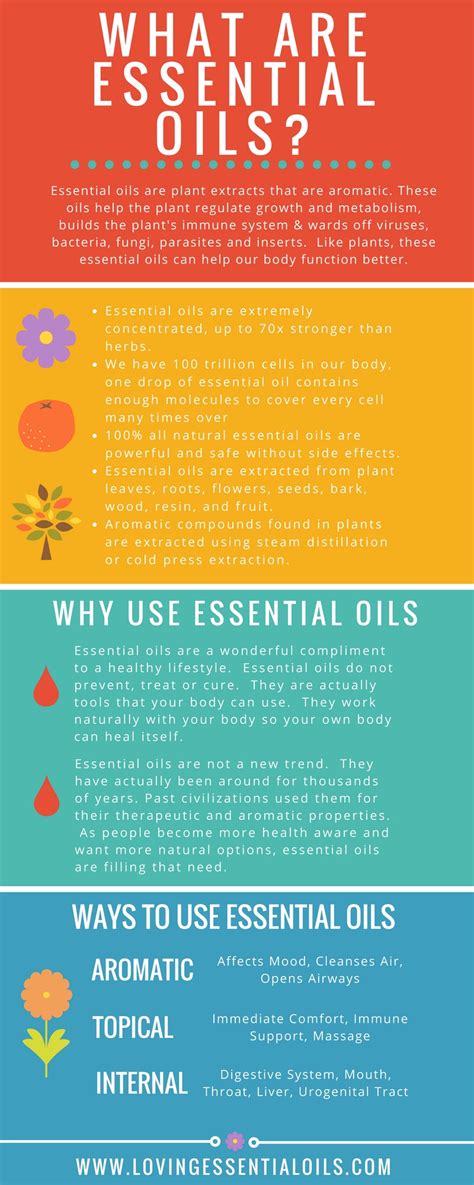 Essential Oils Printable Infographic