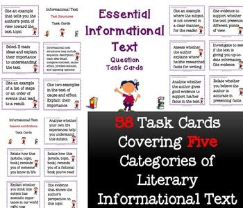 essential questions for informational text