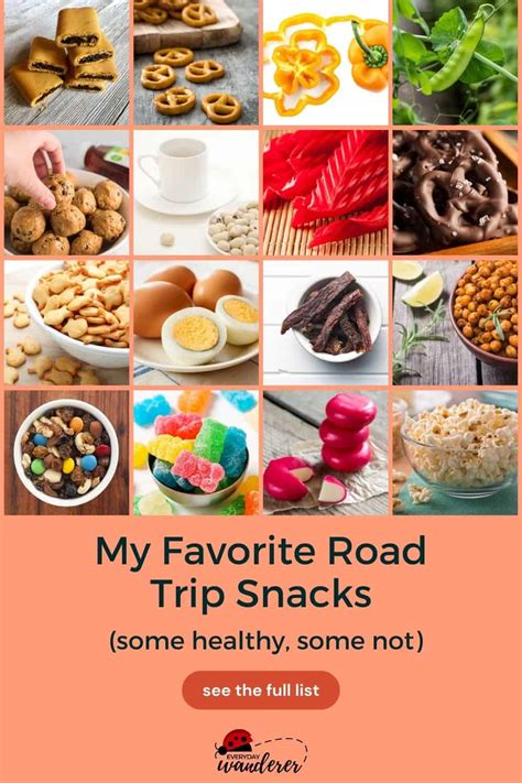 essential snacks for a road trip