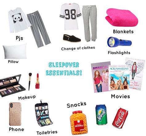 Essentials For A Sleepover Party
