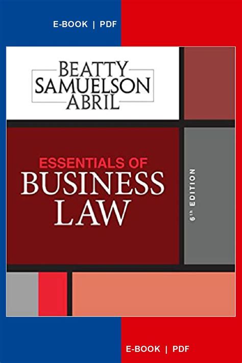 essentials of business law 6th edition pdf