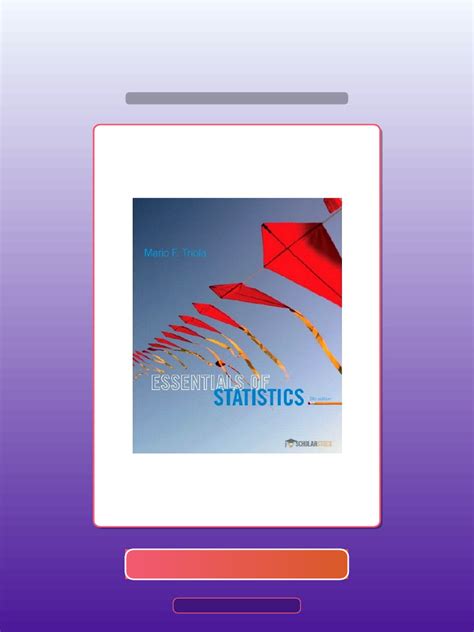 Master the Essentials of Statistics with the Newly Updated 5th Edition eBook: Your Comprehensive Guide to Understanding Statistical Analysis