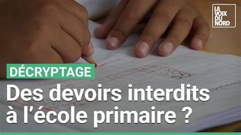 L'interdiction des devoirs