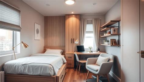 establishing functional zones in student bedroom