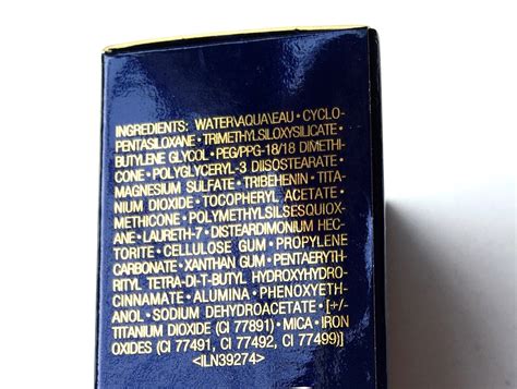 estee lauder makeup ingredients