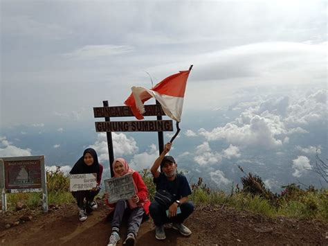 estimasi pendakian gunung sumbing via garung