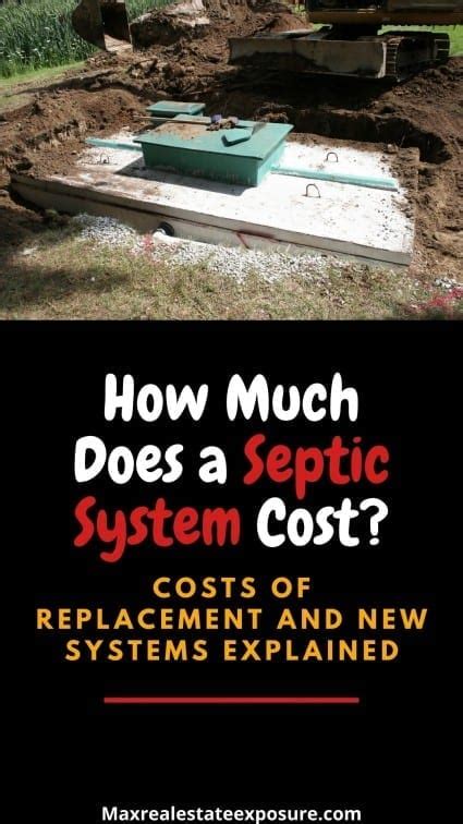estimated cost for septic system