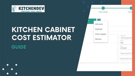 Estimating Kitchen Cabinet Costs
