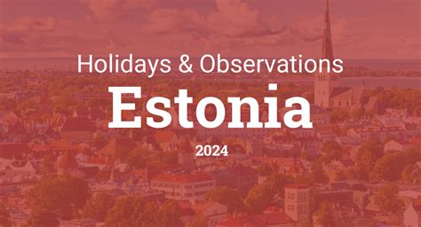 estonia national holidays 2024