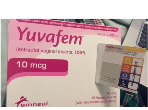 estradiol yuvafem 10 mcg tablet