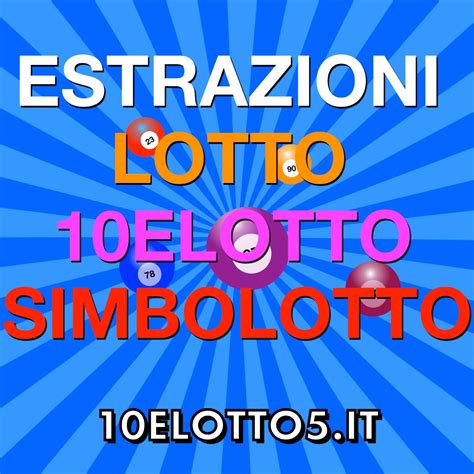 estrazioni del lotto simbolotto