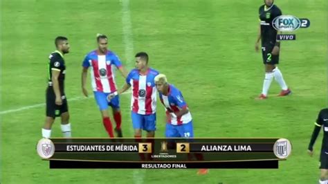 estudiantes de merida vs alianza