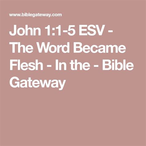 esv bible gateway 1 john