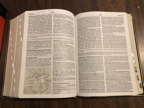 esv large print study bible thumb indexed