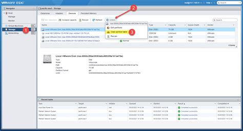 Esxi Cannot Clear Partition Table