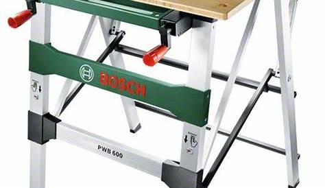 Bosch PWB 600 établi pliable 68cm 200kg Hubo