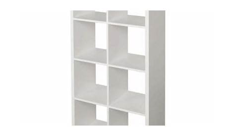 Etagere Cube Blanc Castorama Bureau étagère 8 Cases Bicolore Chêne Clair/blanc