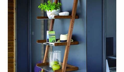 Etagere Echelle Murale s Idee Pour Des Chevets Originaux Idees s Decoration Meuble s En Forme D