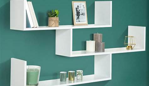 Etagere Murale Blanche Moderne Design Vittoria Zendart Design