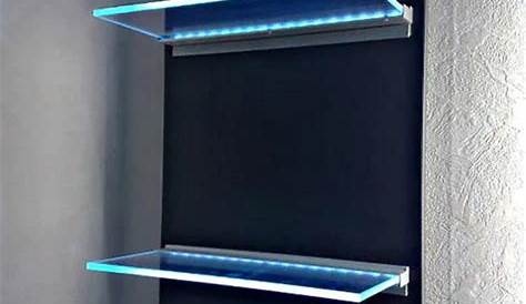 Etagere Murale En Verre Lumineuse Étagère LIGHTLIGHT GLAS ITALIA Contemporaine