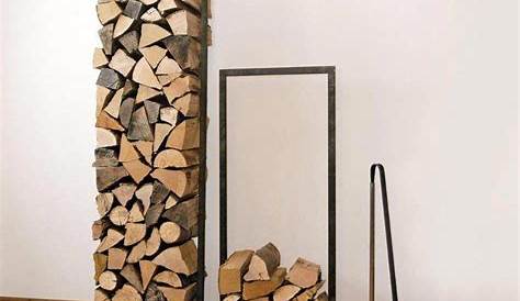 Idées rangement pour le bois de cheminée dans votre