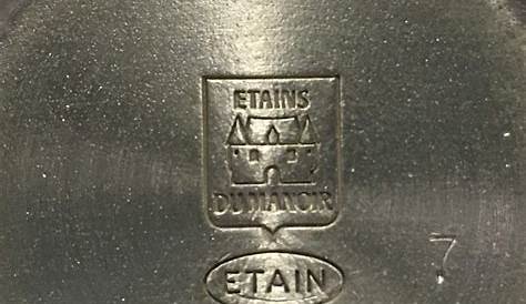 Etain Pewter Hallmarks Antique Porringer Bowl French Vintage étain Stamped