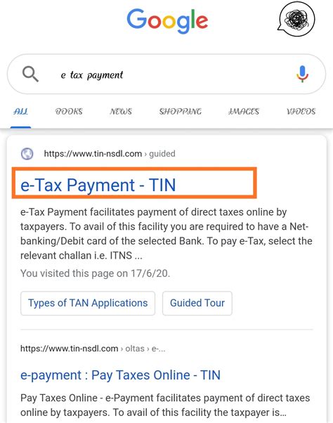 etax tax payment online