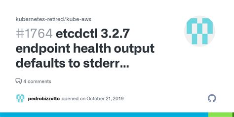 Etcdctl Endpoint Health