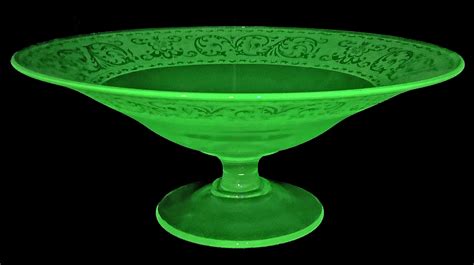Etched Uranium Glass