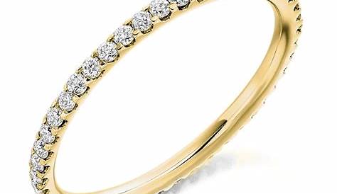 Pompeii3 1 1 2ct Prong Diamond Eternity Ring 14k Yellow Gold Size 6 In 2020 Eternity Ring Diamond Eternity Ring 14k Wedding Rings