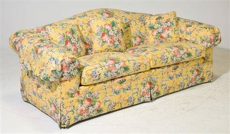 Ethan Allen Floral Sofa