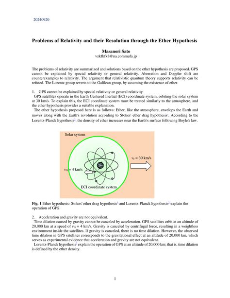 Free Ether Hypothesis Pdf For New Style