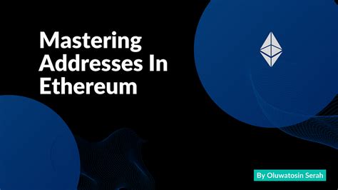 This Ethereum Addresses Examples For New Style