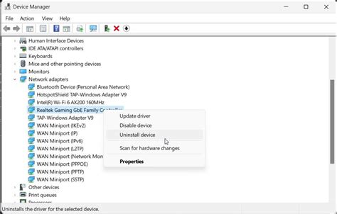 Ethernet Adapter Device Manager Missing