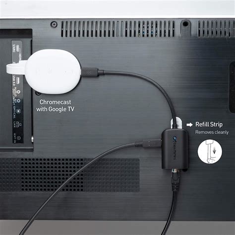 1000Mbps Adapter for Chromecast with Google TV, ELECTOP USB Type C to RJ45