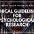 ethical guidelines for psychology research