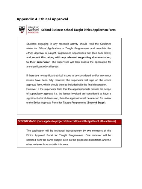 ethical approval in research example pdf