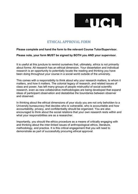 ethical approval statement example
