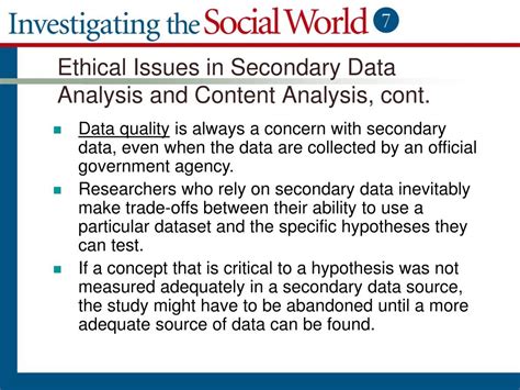 ethical issues in secondary data analysis