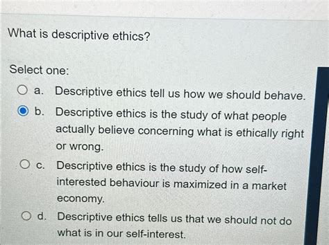 Important Ethical Values selected by College Students (Part A) 1
