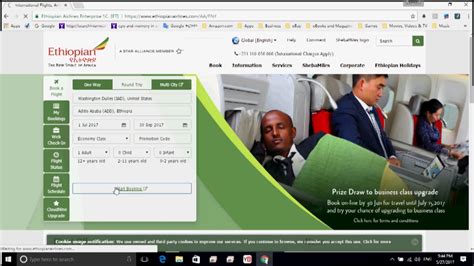 ethiopian airlines book ticket