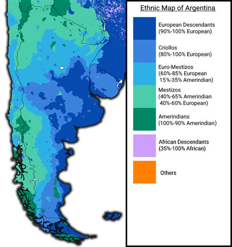 ethnic map of argentina