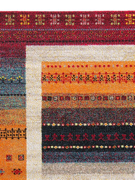 Marke TOM TAILOR Ethno Teppich Kelim Colors I Rot raumkult24.de