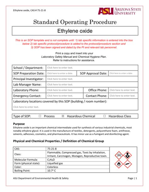 ethylene oxide cas number