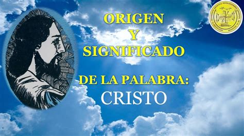 etimologia de la palabra cristo