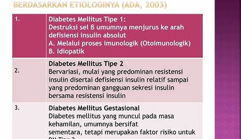 Inilah penyebab diabetes melitus yang harus dihindari - KESEHATAN