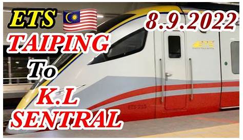 ETS Taiping to Johor Bahru JB Sentral KTM Train Schedule (Jadual)
